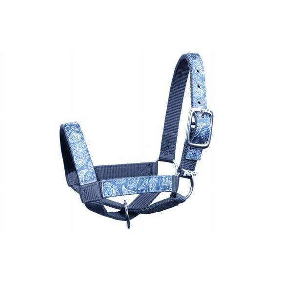 Tahoe Tack Nylon Overlay Sheep and Goat Halter with Padded Noseband - 6 Month Warranty