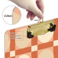 thumbnail image 6 of FORMRS Acrylic Clipboard with Low Profile Clip Standard A4 Letter Size, 12.5" x 9", Beige Geometric, 6 of 8