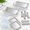 Silver-9"-4, variant on 2 Set 9" Chilled Serving Tray For Parties Withpartments Ice Party Platter Charcuteried Cold Dish Dips Tongs Fruit Seafood Vegetabl