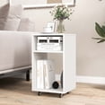 thumbnail image 2 of Costway Mobile File Cabinet Wooden Printer Stand Vertical Storage Organizer Home Office, 2 of 10