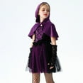 thumbnail image 2 of Girls Halloween Clothes 5-12 Years Cute Fashion Party Holiday Dress for Girls Pumpkin Outfits (9 Years, Purple), 2 of 6