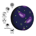 thumbnail image 4 of Goofa Eggplant Pattern Universal Tire Cover for Jeep, SUV, Truck, and Trailer – Waterproof, UV-Resistant,Easy to Install, Fits 14"-17" Tires-17 inch, 4 of 6