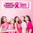thumbnail image 3 of Breast Cancer Banner Decorations, Pink Ribbon Hope, Awareness & Inspirational Survivor Dcor for Women, 3 of 4