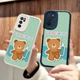 thumbnail image 1 of "Mejora la protección de tu iPhone con una moderna funda plateada mate con estampado de dibujos animados para iPhone 15 Pro Max 14 13 12 Pro 11", 1 of 4