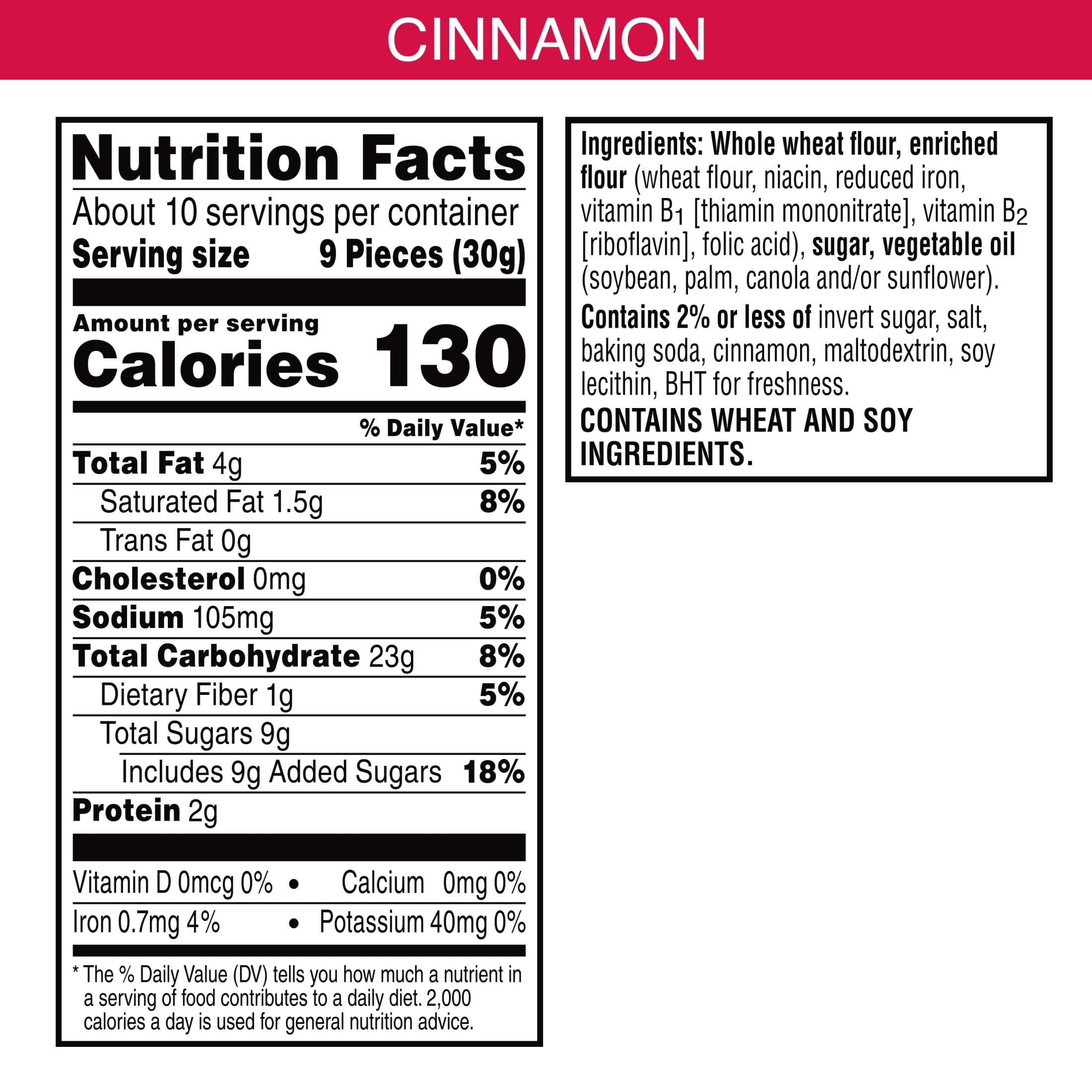 (3 pack) Kellogg's Cinnamon Baked Graham Cracker Sticks, Lunch Snacks, 11 oz