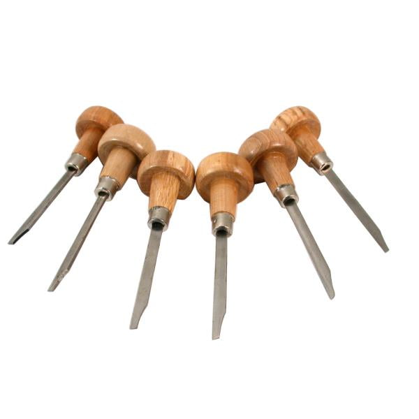 6 Gravers Jewelers Clock Gunsmith Engraving Hand Tool