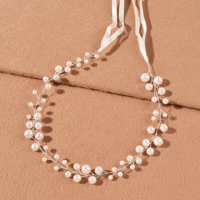 Nvzi Horquillas para el pelo de boda con flores para novias, peinetas con perlas de cristal, pinzas para el pelo, accesorios para el pelo de boda dorados, joyas plateadas