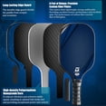 thumbnail image 3 of Pickleball Paddles Set of 2, USAPA Approved Carbon Fiber Pickleball Set, Lightweight Graphite Pickle Ball Rackets 2 Pack with 6 Balls, 1 Pickleball Bag, Pickle Ball Paddle Set for Men and Women, 3 of 8