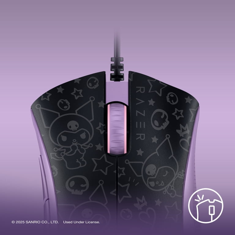 Razer DeathAdder Essential Ergonomic Wired PC Gaming Mouse, Kuromi