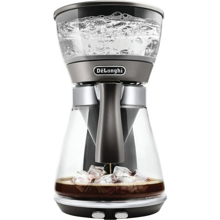 De'Longhi - 8-Cup Coffee Maker - Silver Metallic
