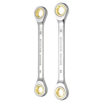 GEDORE 14x17 Mm Double Ended Ring Spanner - Offset Design For Deep Bolts