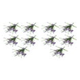 thumbnail image 1 of Baohd 5pcs/set Lifelike Artificial Flower Arrangement Low Maintenance And Realistic purple 2Set, 1 of 6