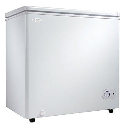 danby dcf055a1wdb1 chest freezer, 5.5 cubic feet, white