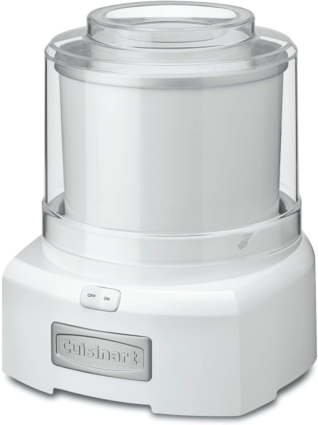 Ice  Maker, 1.5 Quart Double Insulated, Sorbet and  Yogurt Maker, Ready in 20 Minutes, ICE-21P1, White