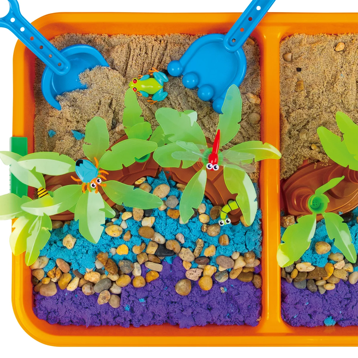 Made By Me 60+ Piece Color-Changing Enchanted Rainforest Sensory Playset, Fun Sensory Bins for Toddlers 3+ with Moldable Sand, Learn Through Play Toys, Unique Fine Motor Toys