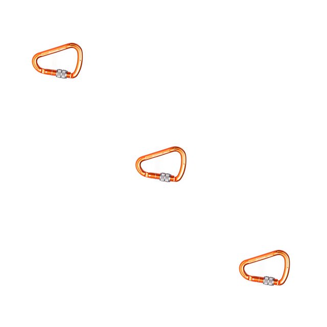 yingyy Carabiner Wear-Resistant Advanced Technology Simple Operation Wide Application Caribeener Clips Good Dimensional Stability Orange 3Set