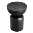 thumbnail image 6 of Mella Metal Hammered Side Table in Black, 6 of 7