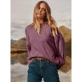 thumbnail image 4 of Luniro Chunky Sweaters for Women Oversized Knit Fall Pullover Sweater Tops Trendy Fashion Clothing, 4 of 10
