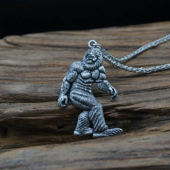 Big Foot Pendant Necklace