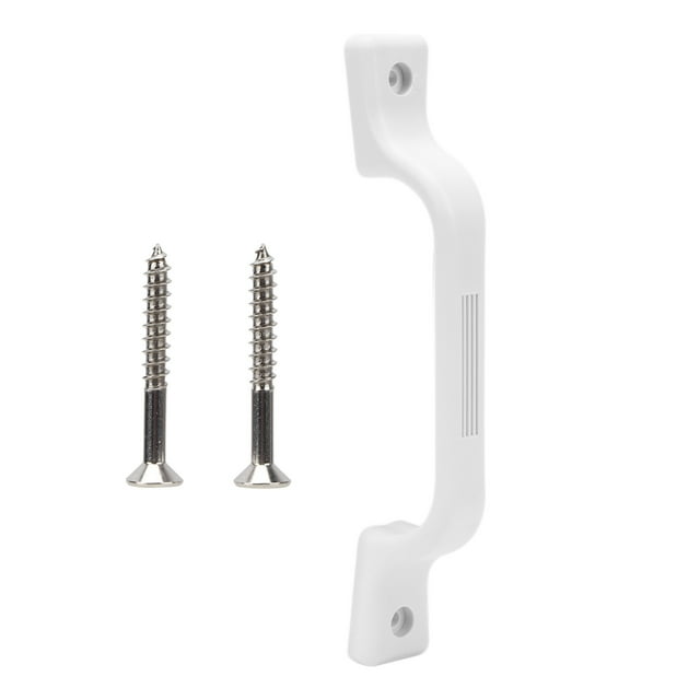 Plastic Grab Handle, White Firm Insulates Heat RV Grab Handle Practical For Campers For Fifth Wheel Trailers For Motor Home For Travel Trailers