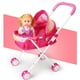 thumbnail image 4 of Adorable muñeca de niña, cochecito plegable, juguete de simulación para niños, juego de rol, BJD Play arcoíris, 4 of 9