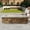 Sandstone, variant on 60" Propane Fire Pit Table – 60,000 BTU Outdoor Gas Fireplace, Concrete Build with Electronic Ignition & Hidden Storage, Converts to Natural Gas, All-Weather Design for Patio, Backyard, or Garden