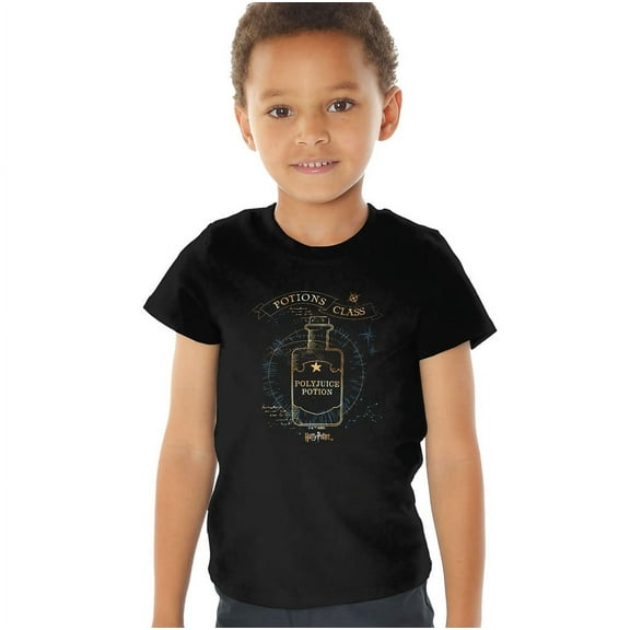 Harry Potter Potions Class Kids T Shirt (4) for Toddler Boys and Girls, Black