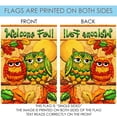 thumbnail image 5 of Toland Home Garden Fall Owls Welcome Fall Flag Double Sided 28x40 Inch, 5 of 5