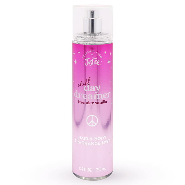 Beautiful Glow by Justice Hair and Body Fragrance Mist, Chill Day Dreamer  Lav Vanilla,  fl oz 