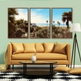 thumbnail image 3 of IDEA4WALL 3 Piece Canvas Wall Art Tropical Palm Trees Canvas Prints Framed Wall Art Decor, 3 of 4