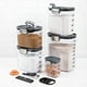 thumbnail image 3 of Juego de recipientes de almacenamiento de alimentos ProKeeper+ de 9 piezas de plástico transparente, 3 of 7