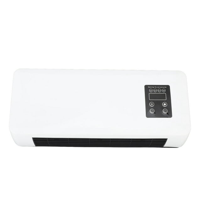 Chauffage Mural Intelligent, Chauffage d'Appoint Électrique pour Chambre 1500 W, Thermostat Réglable, Télécommande, Chauffage à Montage Facile pour Usage Intérieur