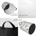thumbnail image 2 of Fotbe Easter Rabbit Cesto de Ropa con Asas, Cesto Impermeable de Gran Capacidad, Bolsa de Lavado para Dormitorio, Cesto de Ropa con Ruedas y Asas-Small, 2 of 6