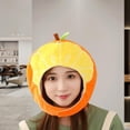 thumbnail image 1 of Featchar tocada divertida y cómoda sombrero de naranja para suministros de favores de fiesta de Halloween, 1 of 8