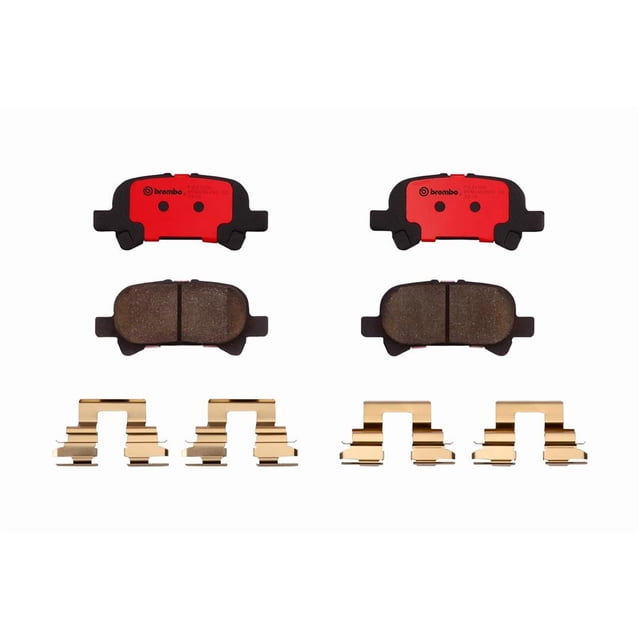 Brembo Brake Pad P83110N NAO; FMSI Number D828-7701; Ceramic; Set Of 4; With Hardware