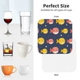 thumbnail image 6 of Zufioo Cute Puffer Fish Print Leather Coaster Set, Decorative PVC Coasters 4-pack - Scald and Stain-resistant, Suitable for Home, Cafes, Restaurants-Square, 6 of 6