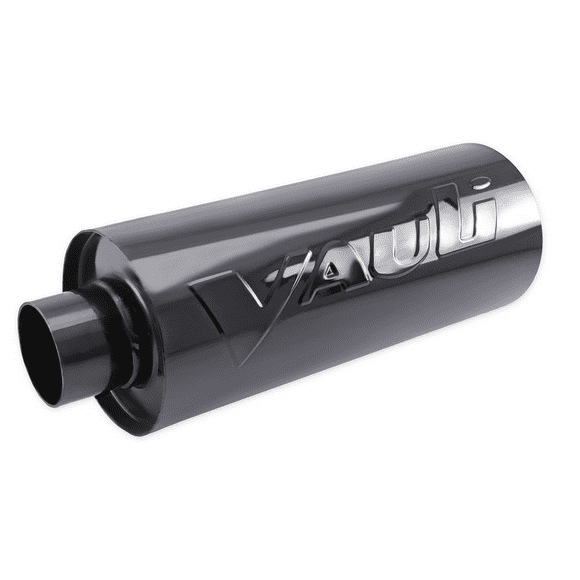 Mofle Escape Deportivo Vauli Pro Redondo 12 x 5 Black Ceramic