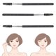 thumbnail image 5 of Cepillo para rímel - Cepillo para cejas - Peine para pestañas - Para el cuidado de cejas y pestañas - Herramientas de maquillaje - 3 piezas, 5 of 6