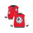 thumbnail image 1 of Chaqueta Disney Mickey Mouse para niños pequeños, forro polar, modelo Varsity 4-5T, 1 of 9