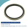 thumbnail image 3 of Uxcell M33 41.5x33x2mm Carbon Steel Nitrile Rubber Bonded Sealing Washers, 10 Pack, 3 of 5