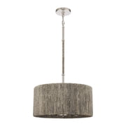 Elk Home Abaca 4-Light Polished Nickel Transitional Chandelier