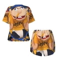 thumbnail image 5 of Lsque Sml Jeffy Women's Short-Sleeved Pajama Set - 2 Piece Soft and Lightweight Sleepwear Set-Small, 5 of 9