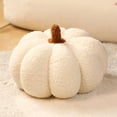 thumbnail image 2 of Stuffed Pumpkin Plush Pillow, 7.8 Inch Soft Throw Cushion with Color Options for Halloween Thanksgiving Home Sofa Bed Decor - 1Pc, 2 of 6