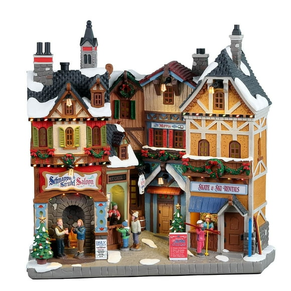 Lemax 25869 Vail Village Facade: Alpine Winter Shops