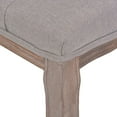 thumbnail image 4 of vidaXL Entryway Bench Dining Bench for Bedroom Living Room Fabric Solid Wood, 4 of 25
