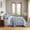Classic - Dusty Blue & Light Gray-King (106''W × 98''L), variant on King (106''W × 98''L) Classic - Dark Blue & Light Brown Damask Bedding Set