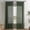 Olive Green, variant on Pinch Pleated Linen Curtains 84 Inch Long 2 Panel Set for Living Room, Semi Sheer Curtain for Bedroom, Back Tab Light Filtering Drapes with Adjustable Hooks (40”W x84”L, Off White)
