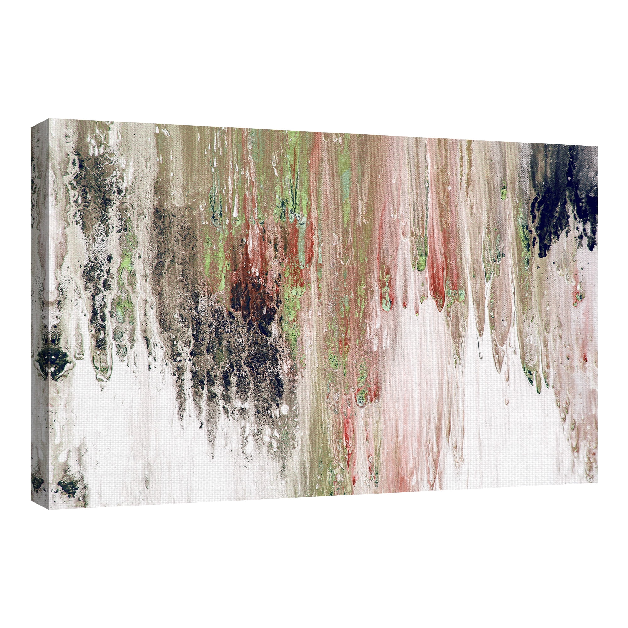 Masterpiece Art Gallery Spring Rain Dark Abstract II by Belle Maison Canvas Art Print 24" x 36"