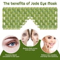 thumbnail image 3 of 1Pc Jade Eye Mask Hot Or Cold Stone Mask Jade Mask Jade Facial Eyes Sleeping Mask Eye Relief Mask Cover for Women Men Soothing, Cooling and Relief, 3 of 5