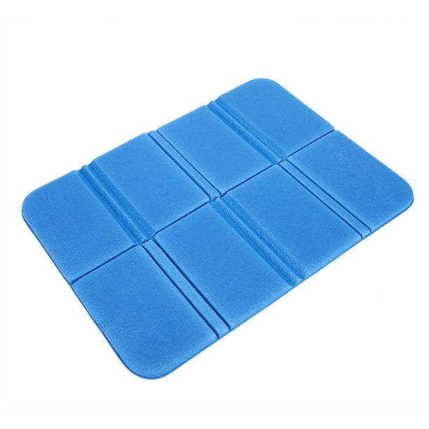 Cojín de asiento plegable Nikou impermeable para picnic azul